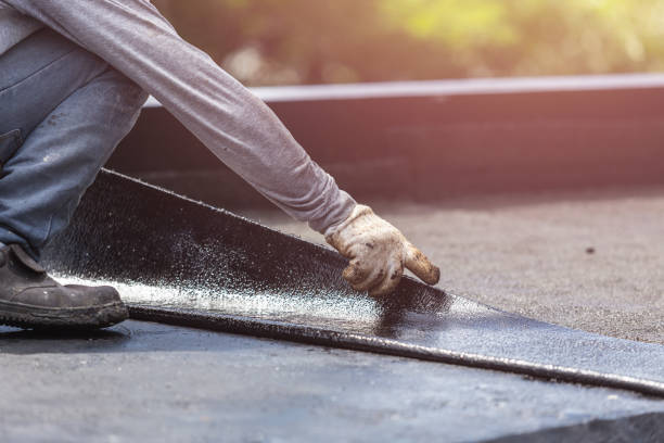 Professional Waterproofing technician working in Hebron, PA